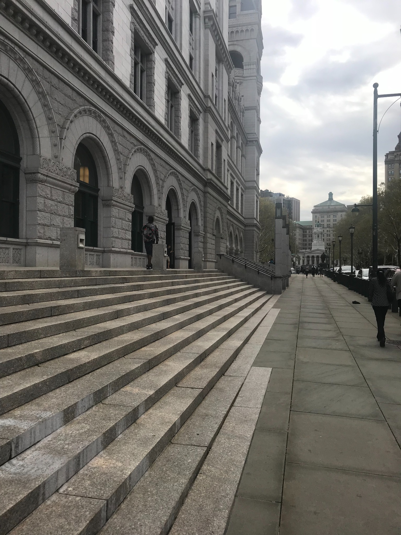 Courthouse steps