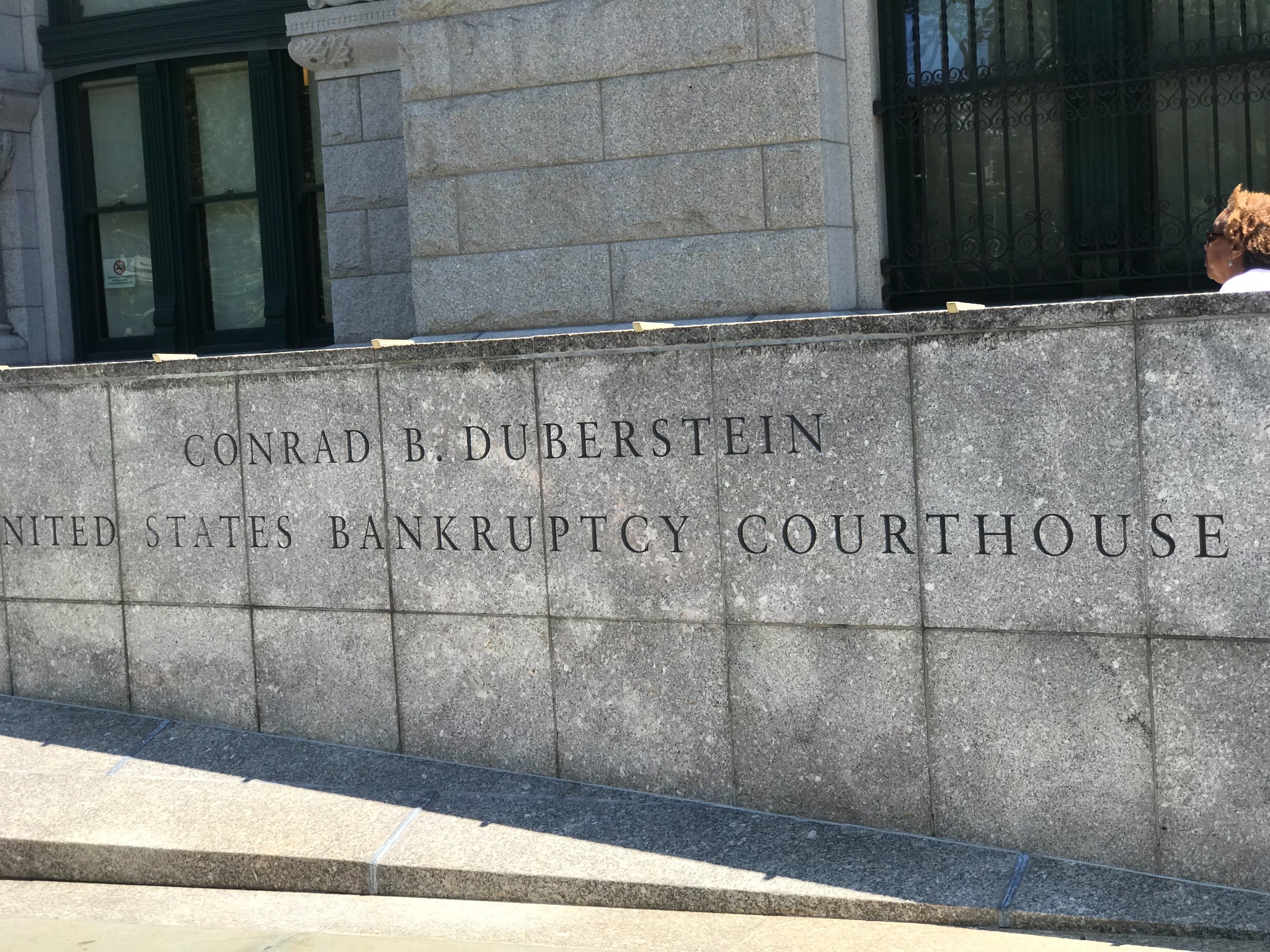 Bankruptcy courthouse signage